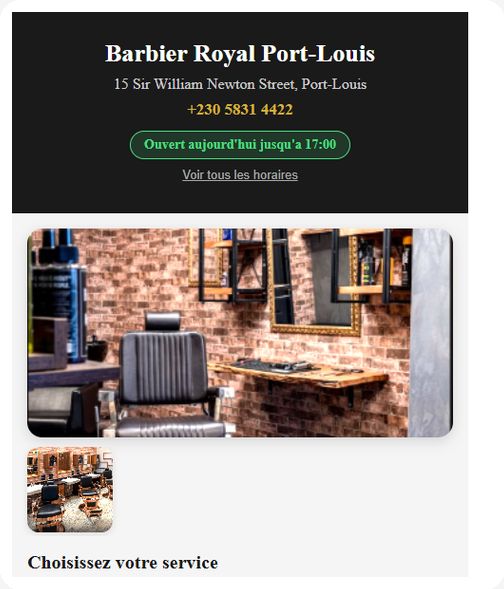 Votre page salon